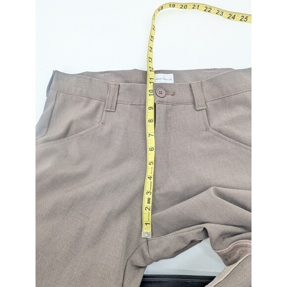 American Jods Jodhper Khaki Breecher Equestrian Pants Leather Patches USA Sz 32 - Picture 12 of 13